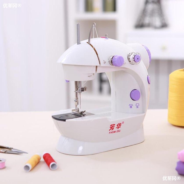 MINI MAQUINA DE COSER PORTATIL MULTIFUNCIONAL CON TABLERO - jhomaris import