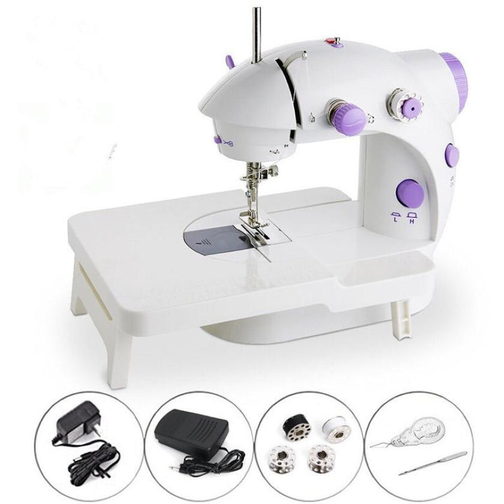 MINI MAQUINA DE COSER PORTATIL MULTIFUNCIONAL CON TABLERO - jhomaris import