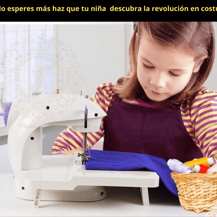 MINI MAQUINA DE COSER PORTATIL MULTIFUNCIONAL CON TABLERO - jhomaris import