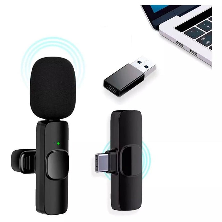 MICROFONO SOLAPERO INALAMBRICO K8 + ADAPTADOR C. - jhomaris import