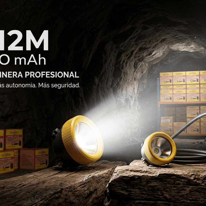 KL12 Pro™ | Lámpara Minera LED Recargable