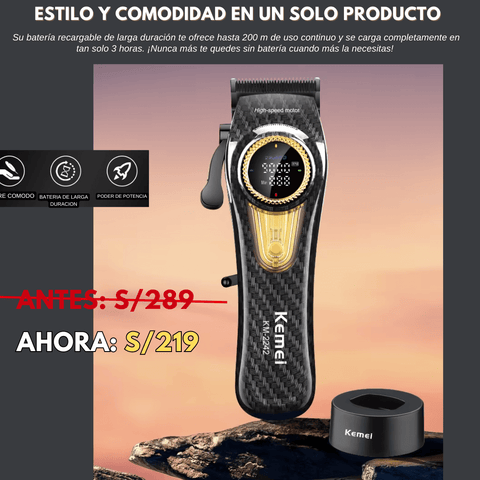 Cortadora de Pelo Profesional Eléctrica Inalambrica - jhomaris import