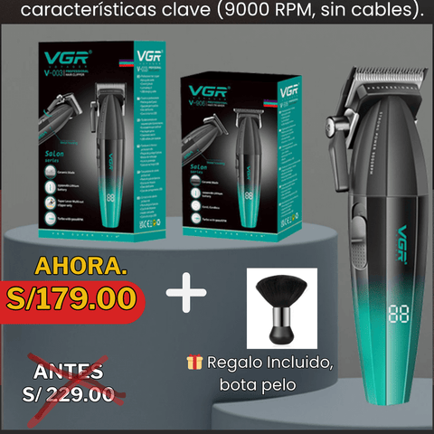 TurboCut VGR‑003 Recortadora de Cabello
