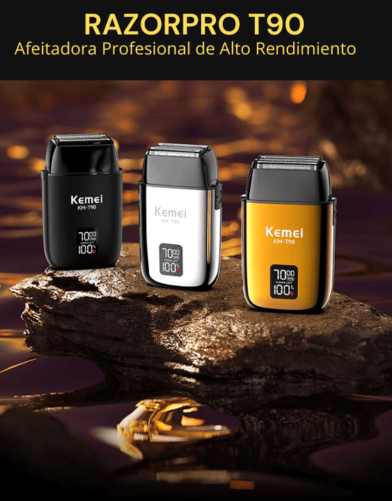 RazorPro T90 – Afeitadora Profesional con 7 000 RPM reales.